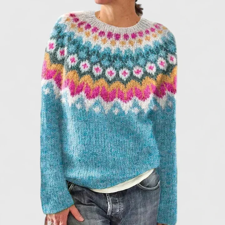 Matilda | Nordic-Pattern Knit Jumper