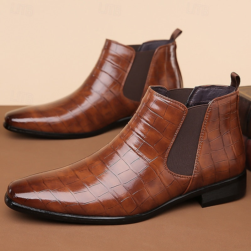 Nathan | Polished Chelsea Boots