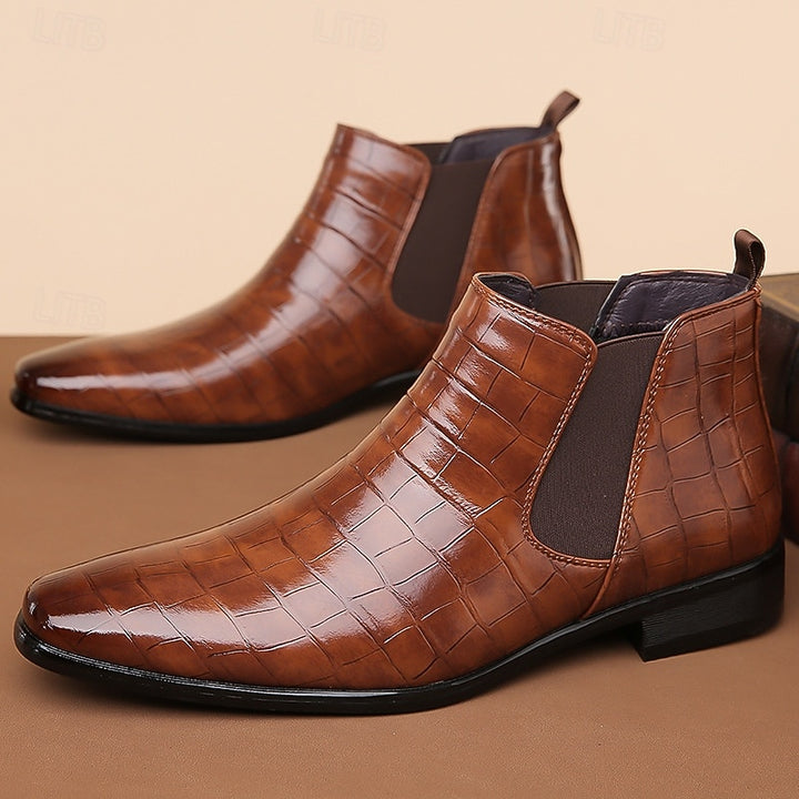 Nathan | Polished Chelsea Boots