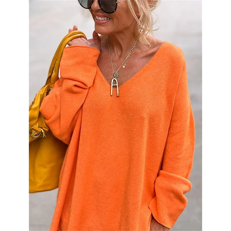 Eliora | Relaxed V-Neck Tunic Top
