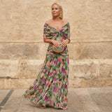 Louisa | Flowing Off-Shoulder Maxi Dress