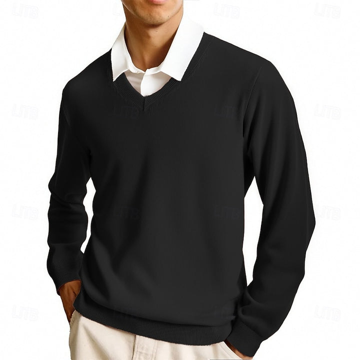 Harrison | Refined V-Neck Jumper