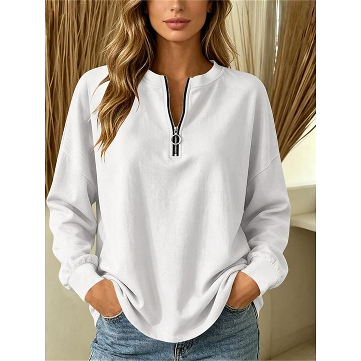 Mila | Relaxed Quarter-Zip Top