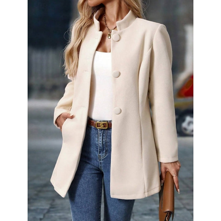 Lucille | Refined Stand-Collar Coat