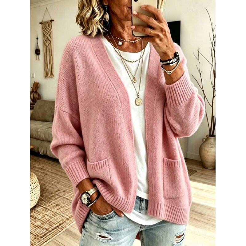 Marlene | Relaxed Open-Front Cardigan
