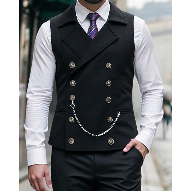 Ambrose | Double-Breasted Lapel Waistcoat