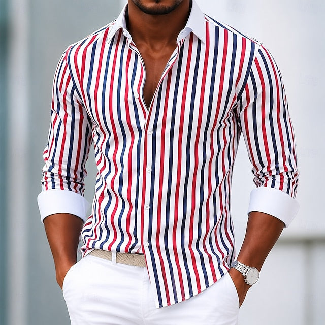 Hartley | Non-Iron Striped Dress Shirt