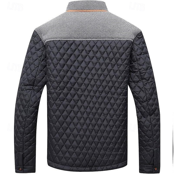 Gareth | Quilted Stand-Collar Jacket