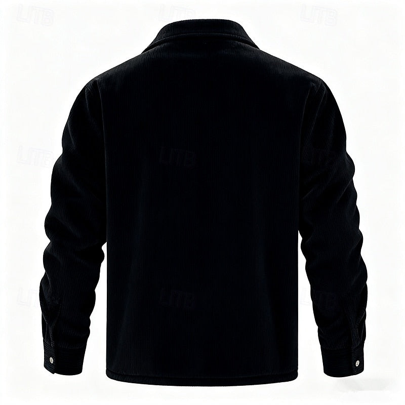 Garrett | Rugged Textured Overshirt Jacket