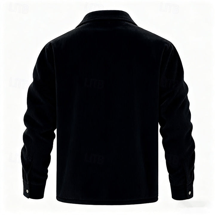 Garrett | Rugged Textured Overshirt Jacket