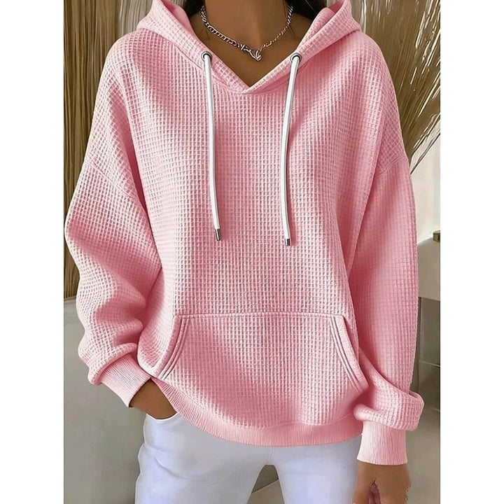 Matilda | Relaxed Waffle-Knit Hoodie