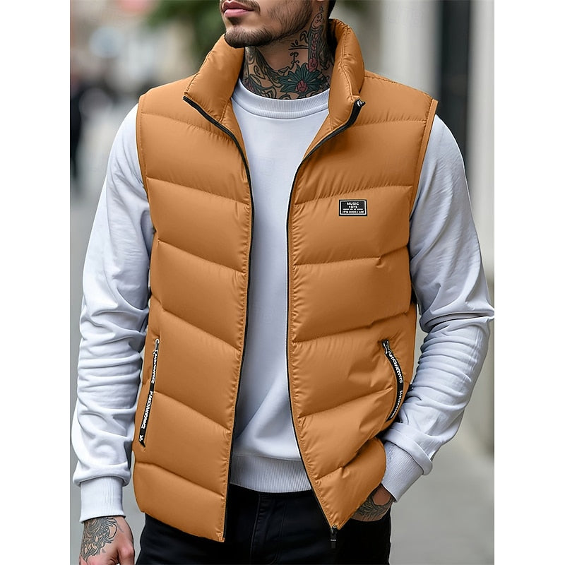 Russell | Padded Stand-Collar Gilet