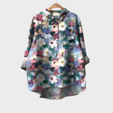 Odile | Painterly Floral Blouse