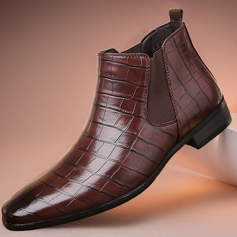 Nathan | Polished Chelsea Boots