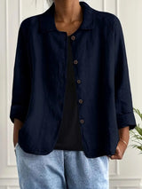 Constance | Relaxed Button-Front Shirt