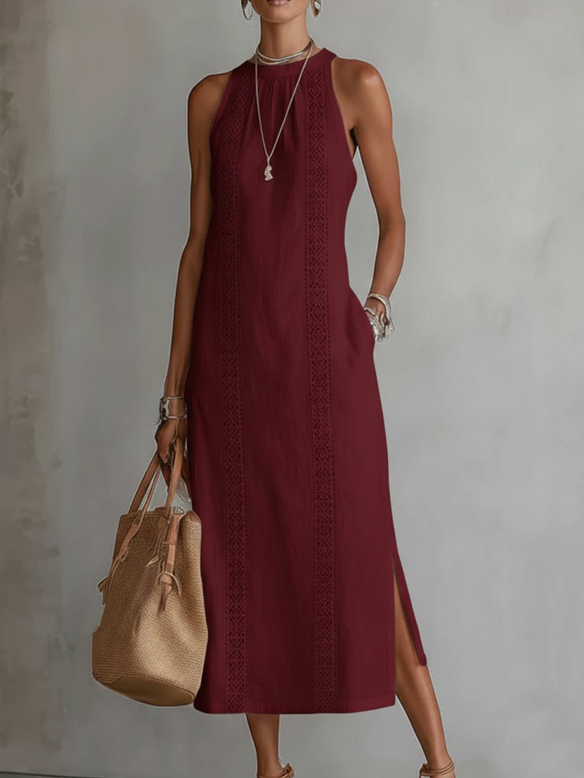 Lucette | Sleeveless Summer Midi Dress