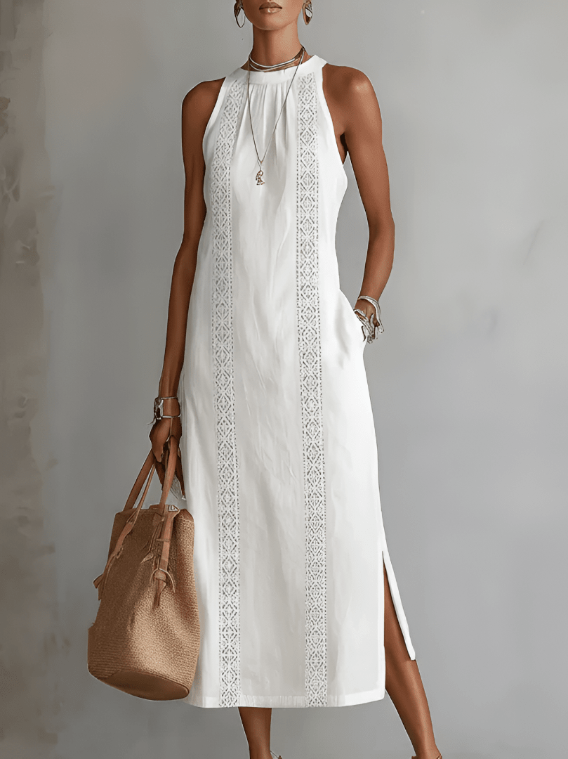 Lucette | Sleeveless Summer Midi Dress