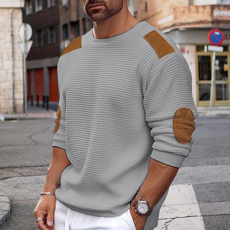 Sullivan | Textured Crew Neck Sweater