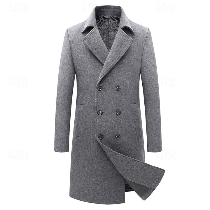 Whitaker | Tailored Double-Breasted Overcoat