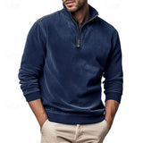Weston | Washed Quarter-Zip Sweatshirt