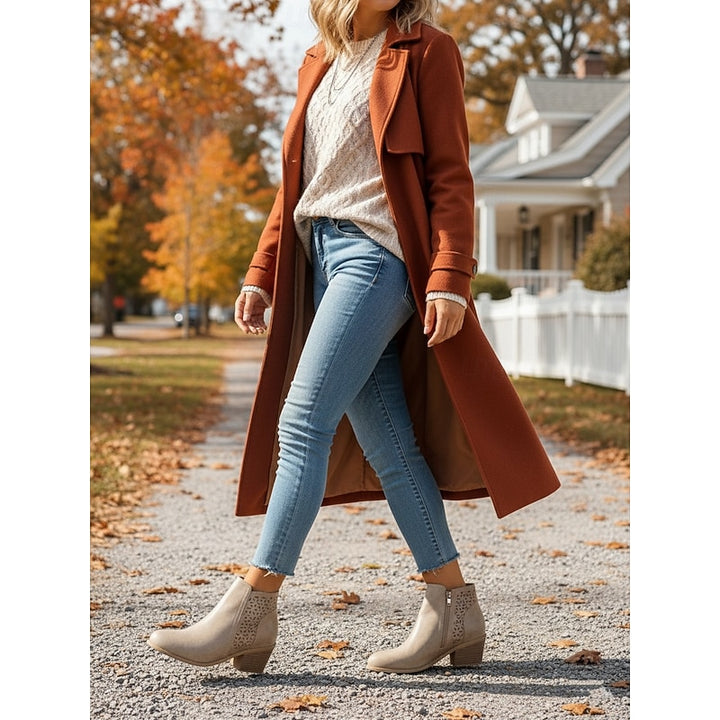 Louise | Cutout Block-Heel Ankle Boots