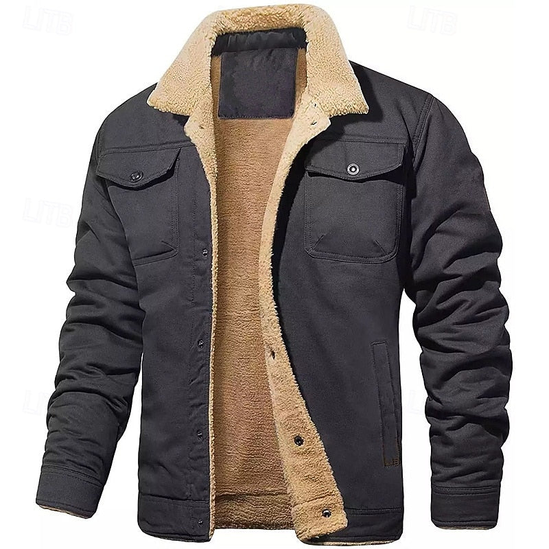 Grayson | Fleece-Lined Utility Jacket