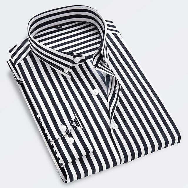 Gregory | Refined Striped Button-Down Shirt