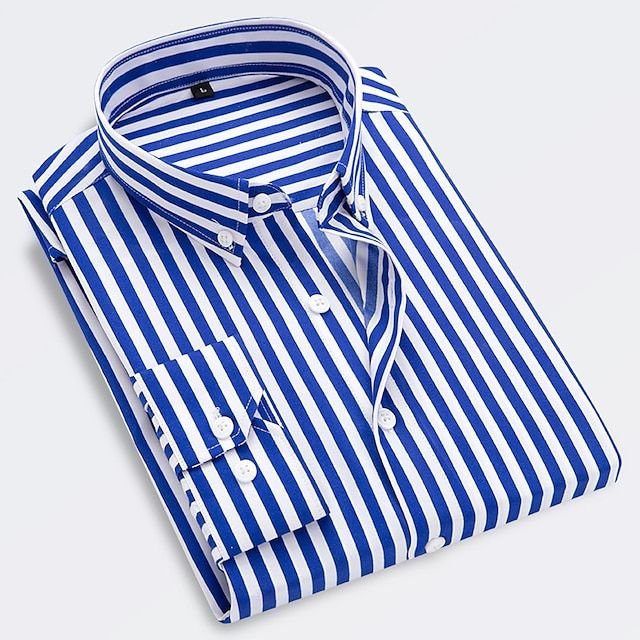Gregory | Refined Striped Button-Down Shirt