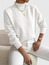 Louisa | Refined Mock-Neck Jumper