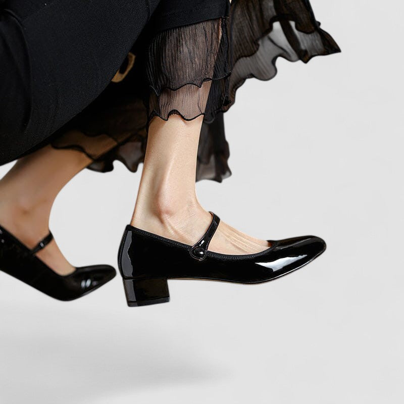 Belinda | Refined Block-Heel Mary Janes