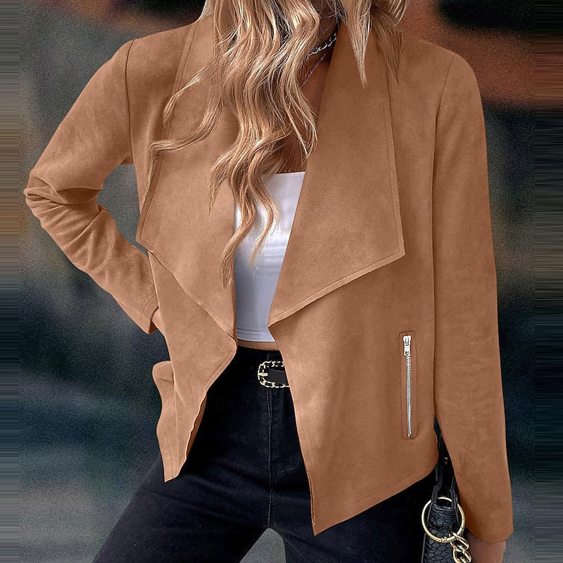 Barbara | Draped Waterfall Jacket