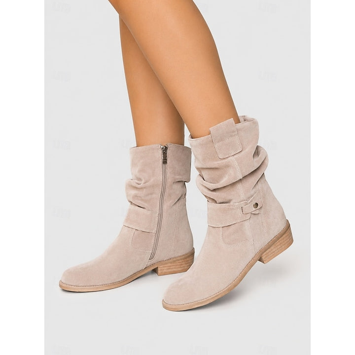 Tamsin | Slouchy Buckle Ankle Boots