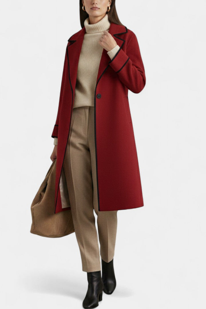 Maura | Wide-Collar Statement Coat