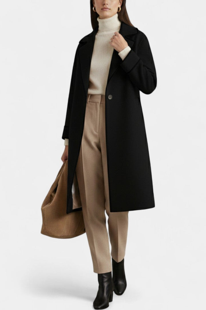 Maura | Wide-Collar Statement Coat