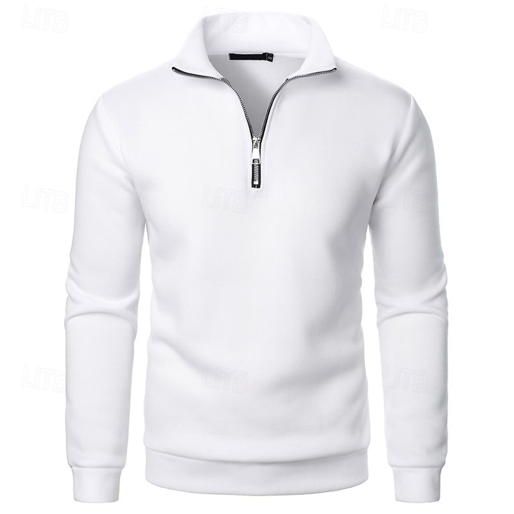 Gordon | Quarter-Zip Stand Collar Sweatshirt