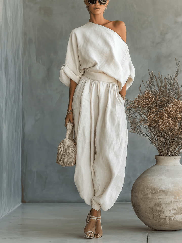 Lisette | Off-the-Shoulder Two-Piece Set