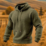 Miles | Textured Waffle Hoodie