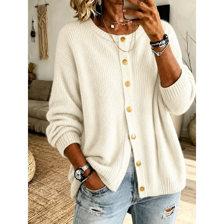 Aveline | Soft Button-Front Cardigan