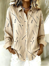 Wilhelmina | Relaxed Artistic Print Blouse