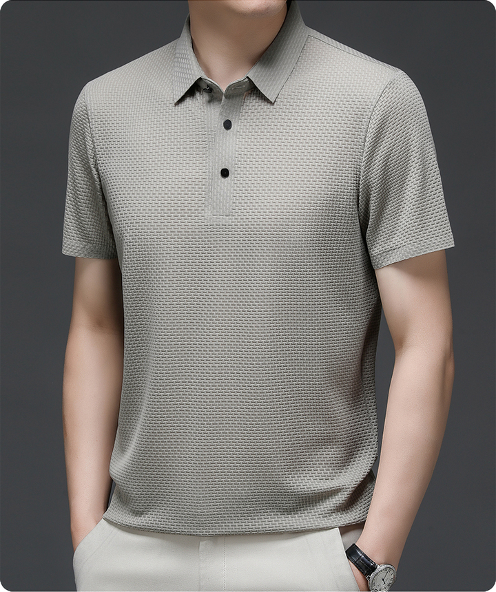 Alistair | Refined Textured Polo Shirt