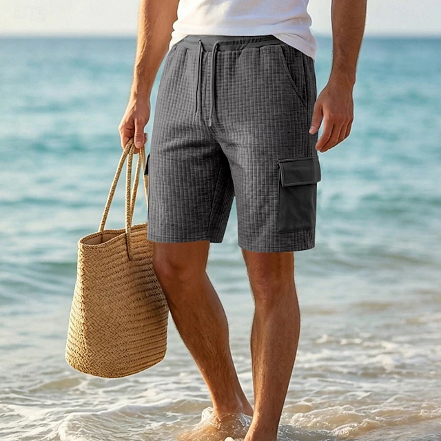 Elliot | Relaxed Textured Cargo Shorts