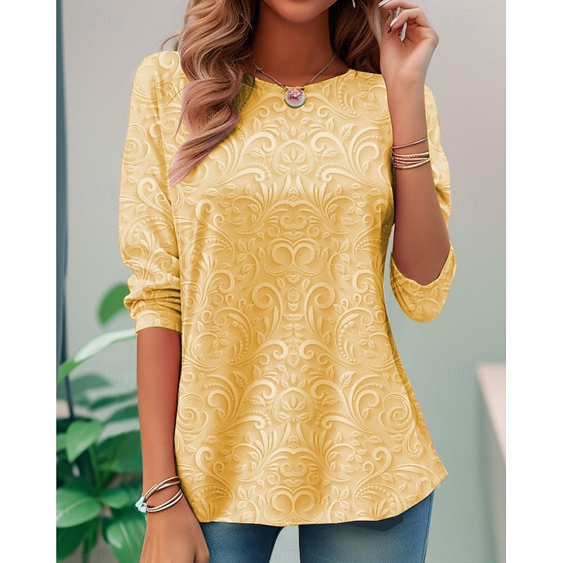 Adelaide | Elegant Floral Tunic