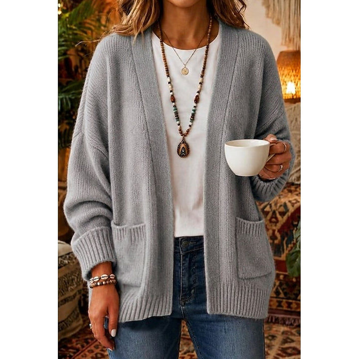 Sloane | Relaxed Open-Front Cardigan