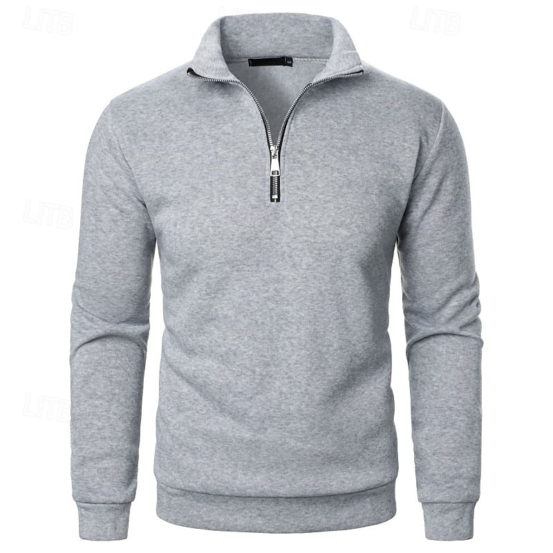 Gordon | Quarter-Zip Stand Collar Sweatshirt