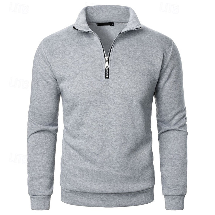 Gordon | Quarter-Zip Stand Collar Sweatshirt