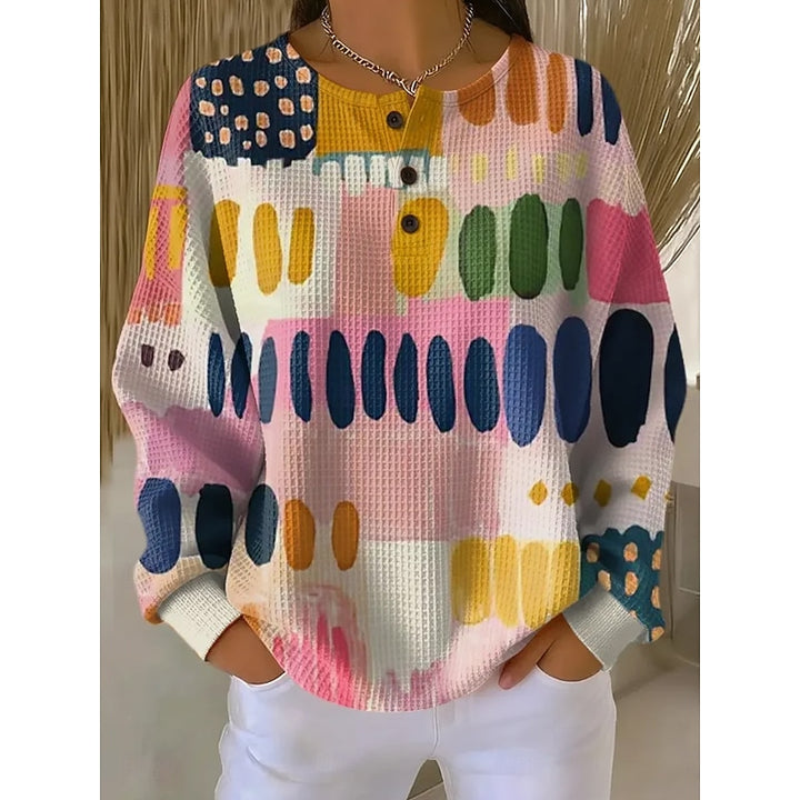 Briony | Artful Colour-Block Top