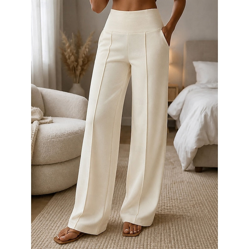 Tamara | High-Waisted Wide-Leg Trousers