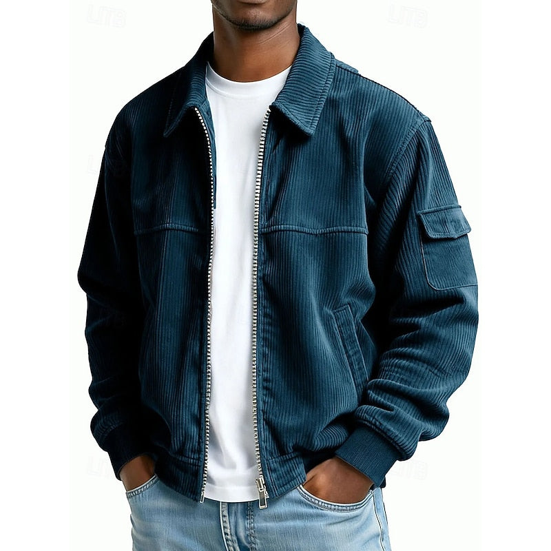 Cormac | Textured Zip Jacket