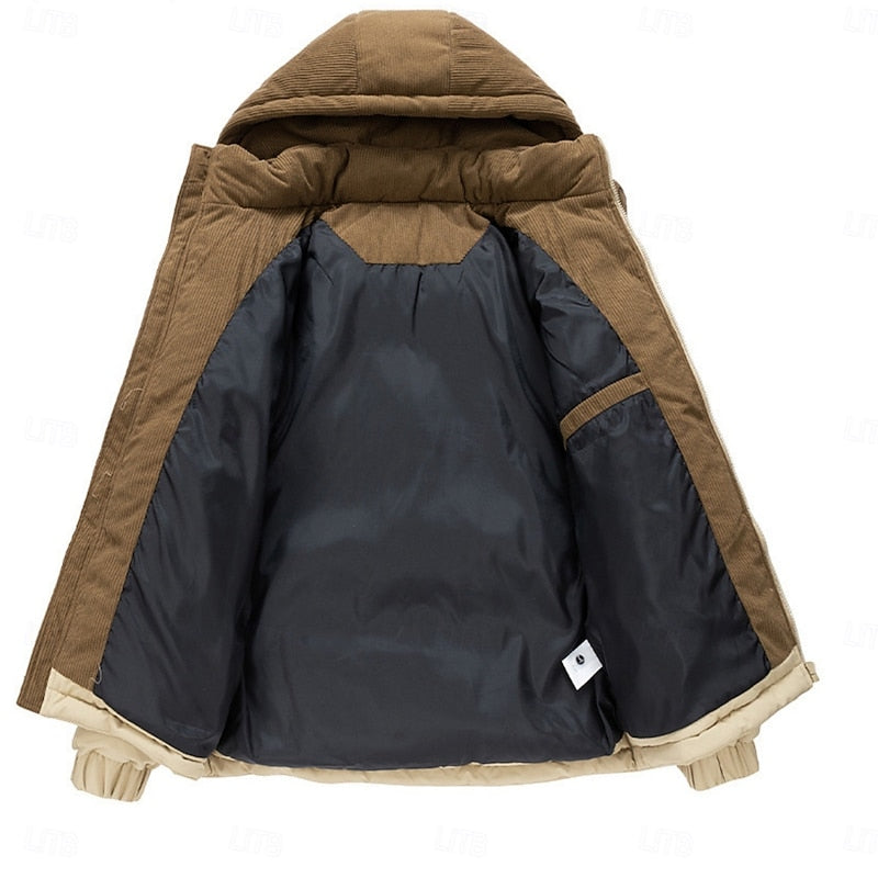 Spencer | Christmas Hooded Puffer Jacket