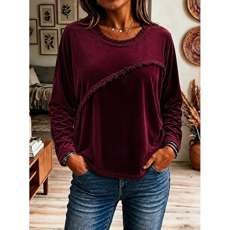 Millicent | Fringe-Trim Relaxed Tunic